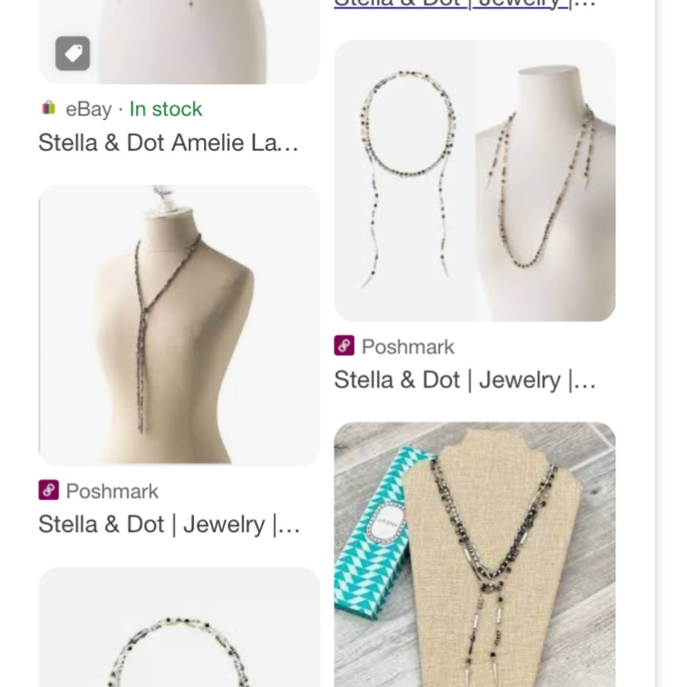Stella & Dot Amélie lariat necklace